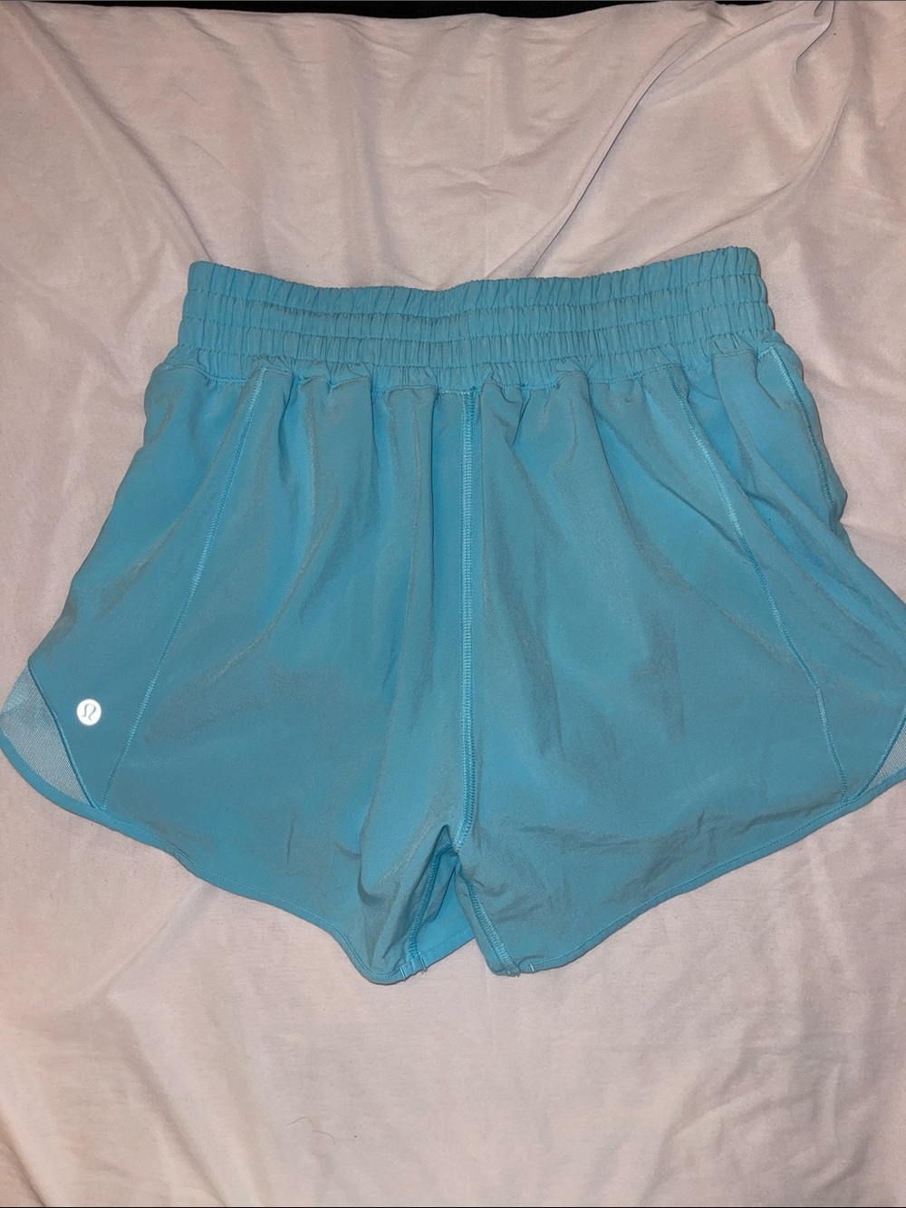 Lululemon- Light Blue Women's Athletic Running Shorts - Picture 4 of 6